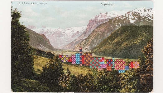 Cartoline vintage ricamate