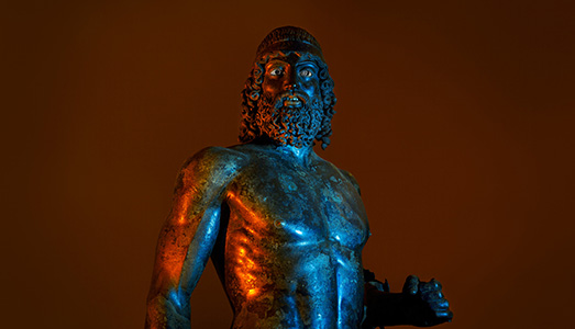 I Bronzi di Riace fotografati da Giuseppe Lo Schiavo | I Bronzi di Riace fotografati da Giuseppe Lo Schiavo |