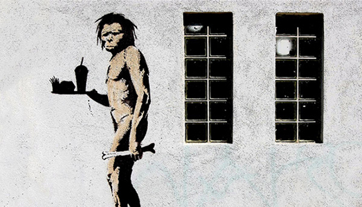 L’uomo delle caverne  | di Banksy all’asta