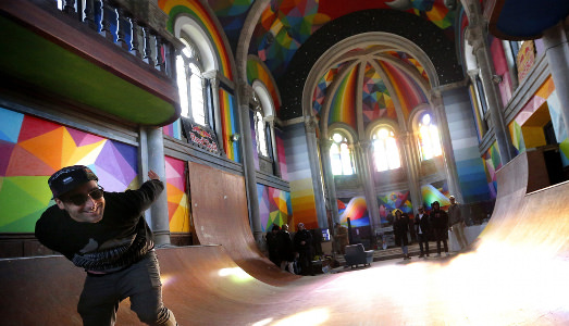 Fare skate in chiesa Fare skate in chiesa