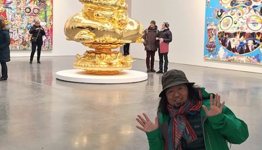 Un selfie con Murakami Un selfie con Murakami