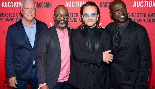 L’asta con Bono, Gagosian e Naomi