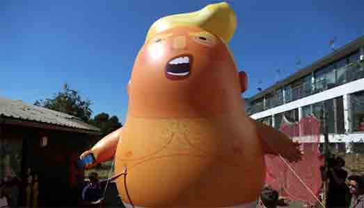 Il Trump-Baby su Londra