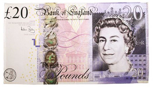 Arte da 20 sterline Arte da 20 sterline