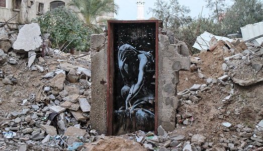 Che errore il Banksy troppo cheap! A Gaza un’opera del più noto street artist venduta per meno di 200 euro