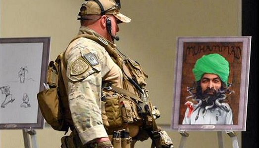 Le vignette che uccidono ancora. Stavolta accade in Texas, a una mostra-concorso sull’illustrazione del profeta