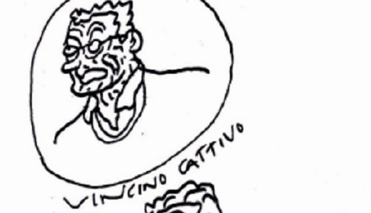 Satira in vetrina: Le vignette di Vincino per un mese alla FABRIANO boutique di Roma