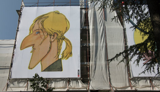 Andrea Pazienza e Tanino Liberatore, giganti. I fumetti, sui ponteggi dei cantieri dell’Aquila