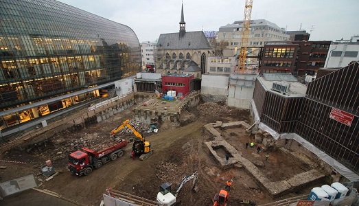 Una antica biblioteca romana scoperta nel centro di Colonia