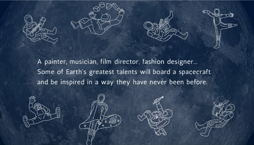 Residenza spaziale. Un collezionista porterà gli artisti sulla Luna con un razzo di Elon Musk