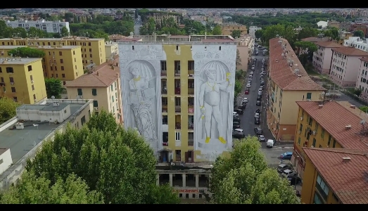 L’ultimo murale di Blu a Roma