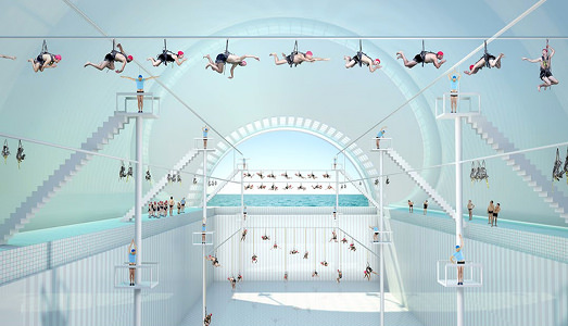 Che simpatica piscina!