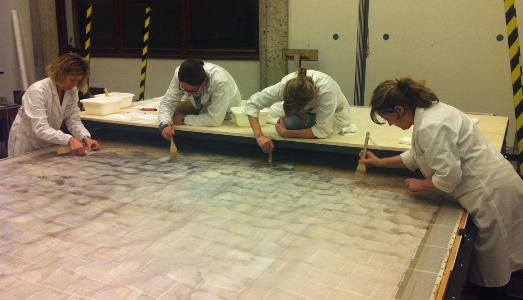 Il Cartone della Scuola di Atene torna a splendere. Restaurato il capolavoro di Raffaello