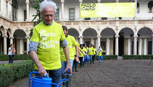 Paolo Icaro dona le fotografie del suo Prato in quattro tempi all’Università di Milano
