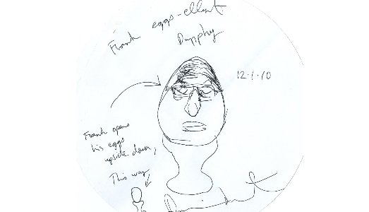 Damien Hirst, ritrattista da colazione. Le sue opere su tovaglietta vanno al British Museum