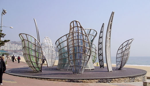 Dennis Oppenheim in discarica | in Corea