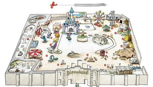 Il castello di Cenerentola per i profughi. Ecco l’ultima azione-performance di Banksy, che manda Dismaland a Calais