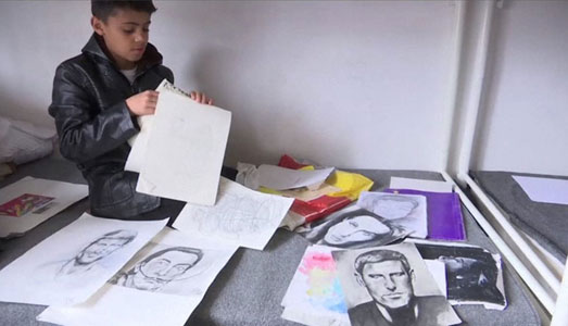 Il piccolo Picasso in fuga  | dai Talebani