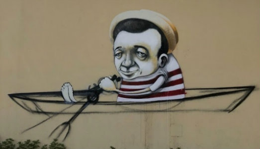 Un gigante smarrito a Firenze. Oggi la presentazione del murales di Stormie Mills