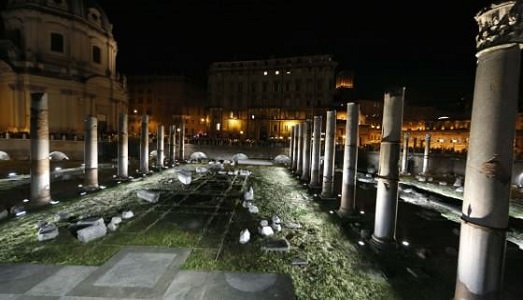 Roma: il progetto di illuminazione dei Fori Imperiali firmato da Vittorio Storaro va in finale ai “Darc Awards”