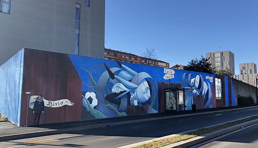 Tre artisti per via Gallarate Tre artisti per via Gallarate