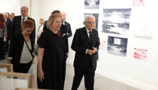 Sergio Mattarella ospite speciale per la mostra dell’Istituto Garuzzo a Tbilisi