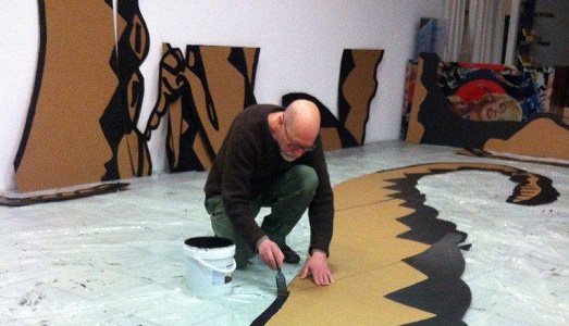 Il più grande murales, in cartone, mai costruito al mondo. Lavori in corso a Verona, per l’opera di Gianfranco Gentile