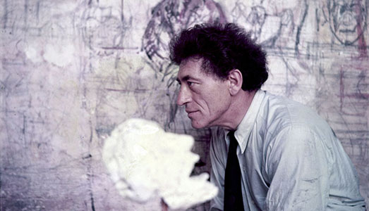 In studio da Giacometti, | a Parigi