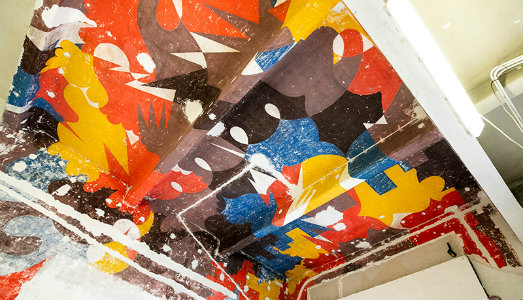 Ritrovate a Roma le pitture del Bal Tic Tac, il locale futurista decorato da Giacomo Balla