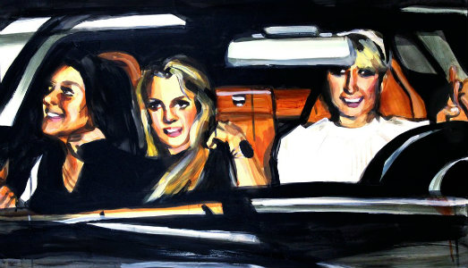 Un giro in auto con Lindsay Lohan, Paris Hilton e Britney Spears. Cartoline dai primi 2000 in mostra