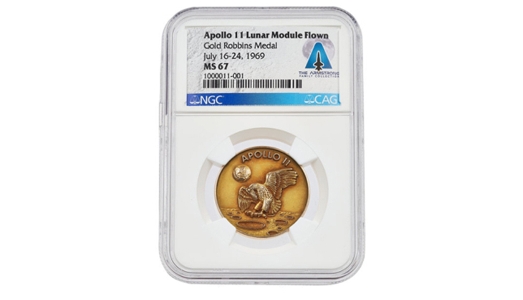 L’oro di Armstrong dalla Luna all’asta