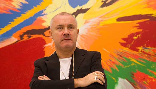 Hirst “taglia” personale per fare l’artista