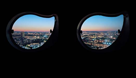 Parigi vista dalle Tours Aillaud