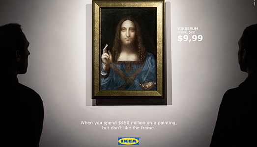 Una cornice per il | Salvator Mundi Una cornice per il | Salvator Mundi