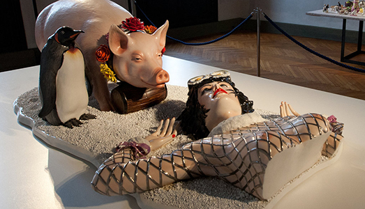 Jeff Koons paga pegno