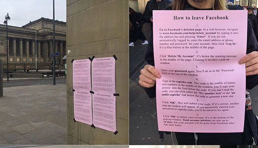 Leave Facebook! | Parola di Jeremy Deller |