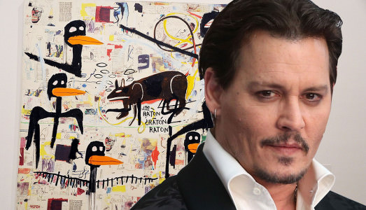 Johnny vende Basquiat per pagare il divorzio Johnny vende Basquiat per pagare il divorzio