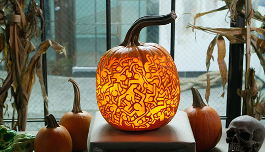 Quando le zucche diventano opere d’arte