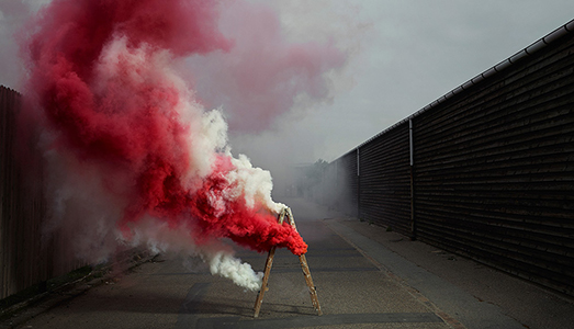 Il fumo colorato di Ken Hermann