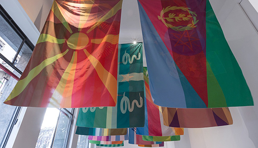 Fino al 5.V.2018 | Mathilde Rosier – Impersonal empire, the buds | Kimsooja – To breathe – The flags | Galleria Raffella Cortese, Milano