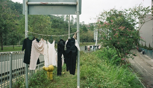 Stendere il bucato ad Hong Kong