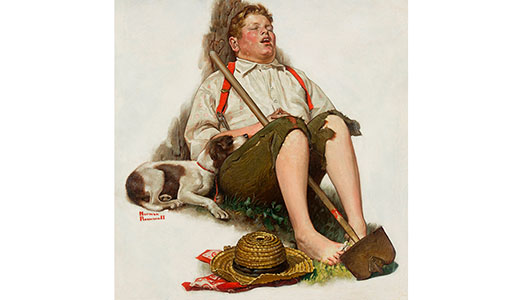 Per Norman Rockwell, dopo il furto, l’asta