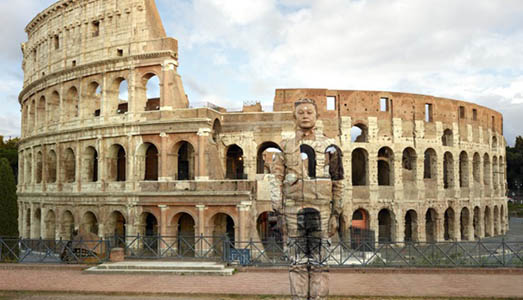 A Roma arriva Liu Bolin, l’uomo invisibile