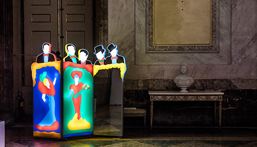 Fino al 15.IX.2018 | Marco Lodola, Giovanna Fra, Tempus/Time | Reggia di Caserta