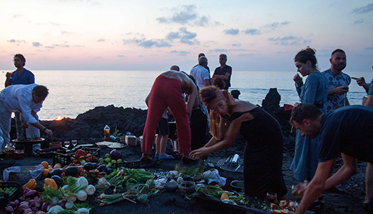 Milovan Farronato e la Volcano Extravaganza