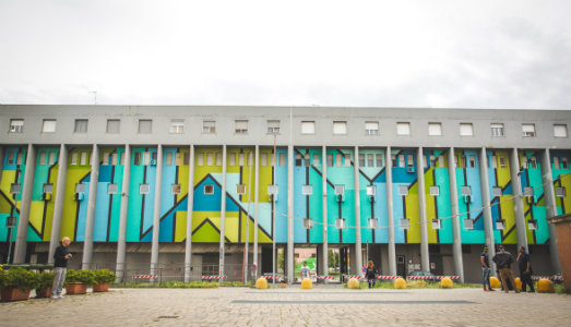 Il museo a cielo aperto, sempre più grande. A Mantova, la seconda fase di Lunetta a colori