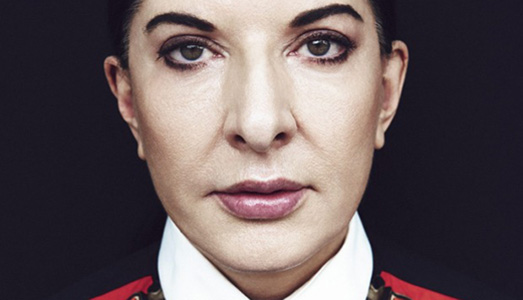 The artist is present. Marina Abramovic arriva a Firenze