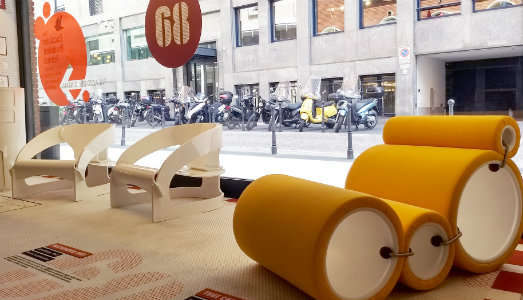 Milano Design Week/11. Cosa si costruiva nel ’68? Oggetti e progetti a Palazzo del Cinema