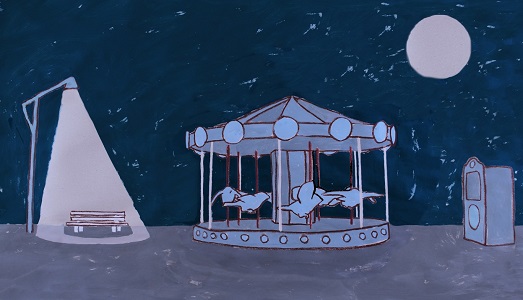 Un giro sulla giostra di Nina. Ad Alba, il nuovo progetto di animazione di Valerio Berruti