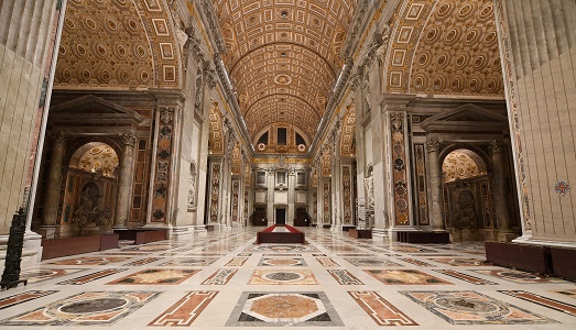 Bernini con centomila led. Una nuova luce splende nella Basilica di San Pietro